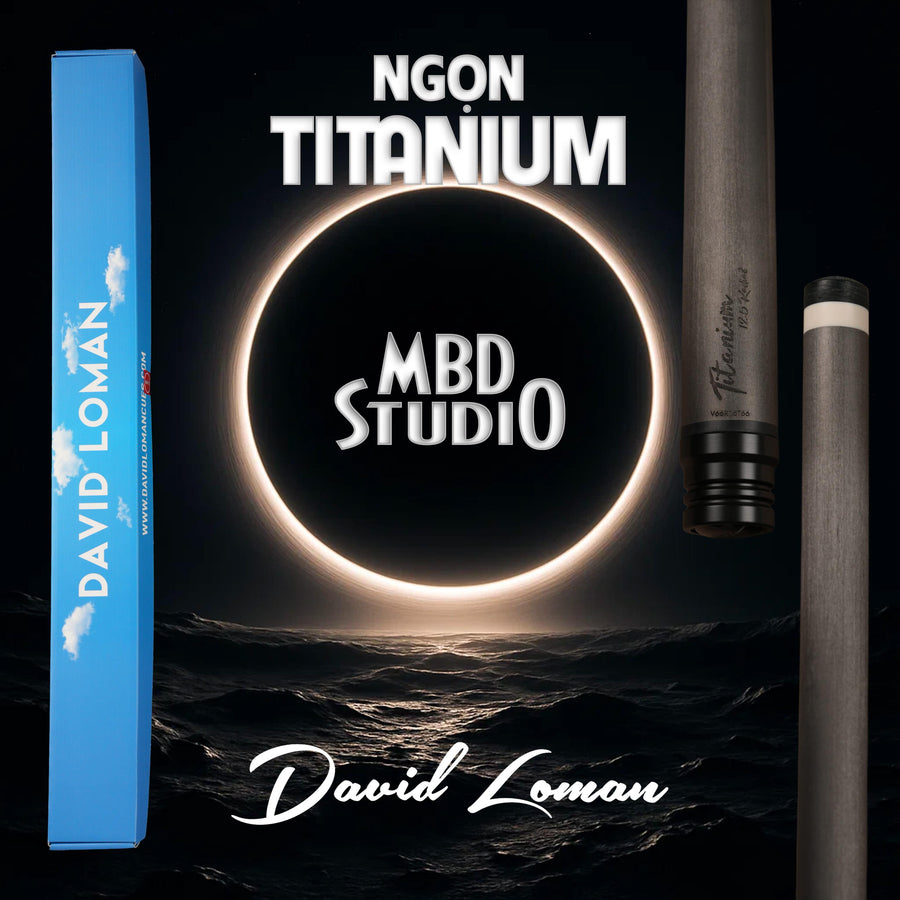 Ngọn Carbon David Loman TITANIUM, NGỌN cơ Bida Vô Địch Phân Khúc Giá Rẻ - Mạnh Bóng Đêm Studio