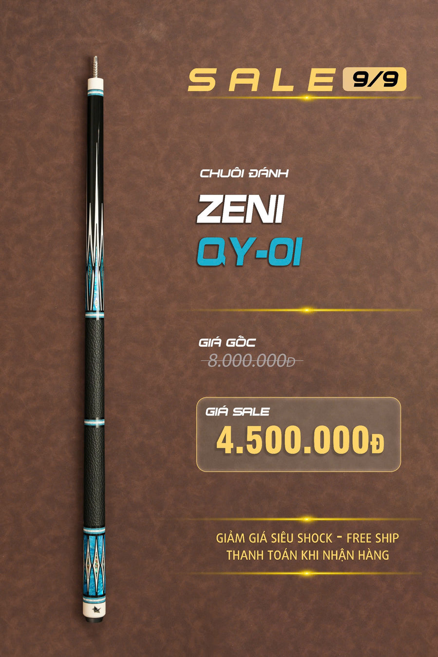 Chuôi cơ Zeni QY01 – Hàng lướt 98%