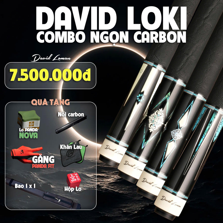 DAVID LOMAN LOKI SILVER & LOKI DIAMOND – NGỌN CARBON BIDA HIỆU SUẤT CAO - MẠNH BÓNG ĐÊM STUDIO