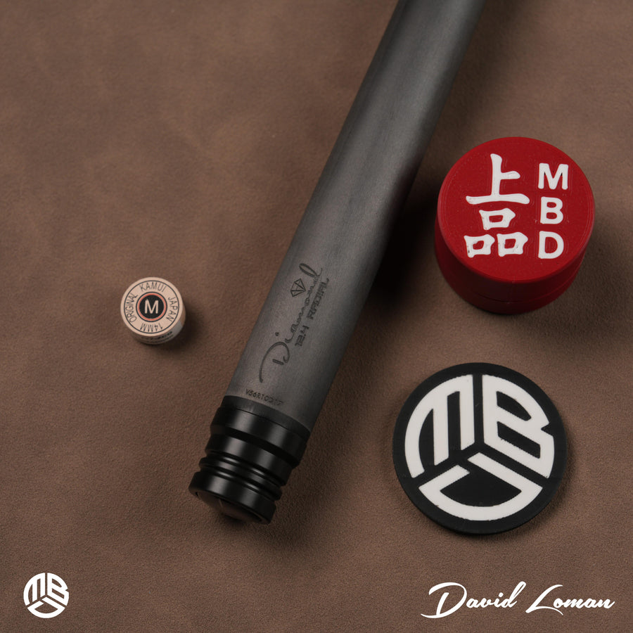 Ngọn Carbon David Loman DIAMOND, NGỌN cơ Bida PRO Nhất phân khúc 10m - Mạnh Bóng Đêm Studio