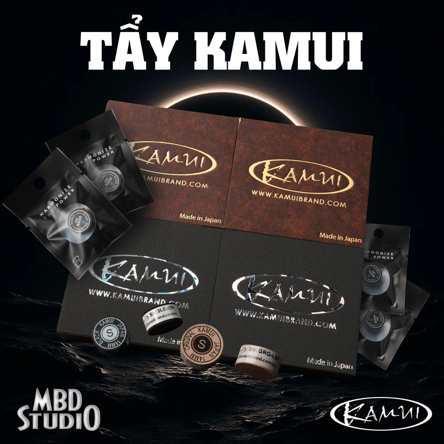 Tẩy Kamui - Thương Hiệu tẩy Japan lâu đời, uy tín nhất. Rất nhiều cơ thủ bida tin dùng - MBD.Studio