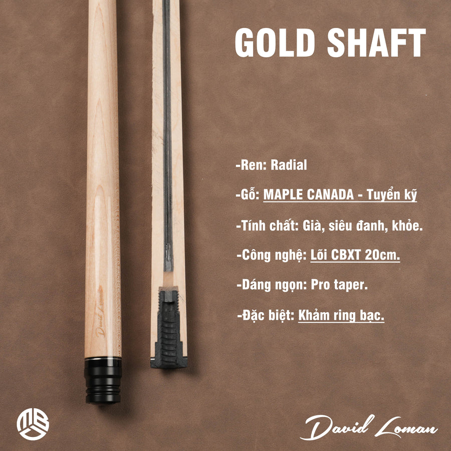 NGỌN MỘC MAPLE SHAFT DAVID – TEM VÀNG & TEM BẠC - Mạnh Bóng Đêm Studio