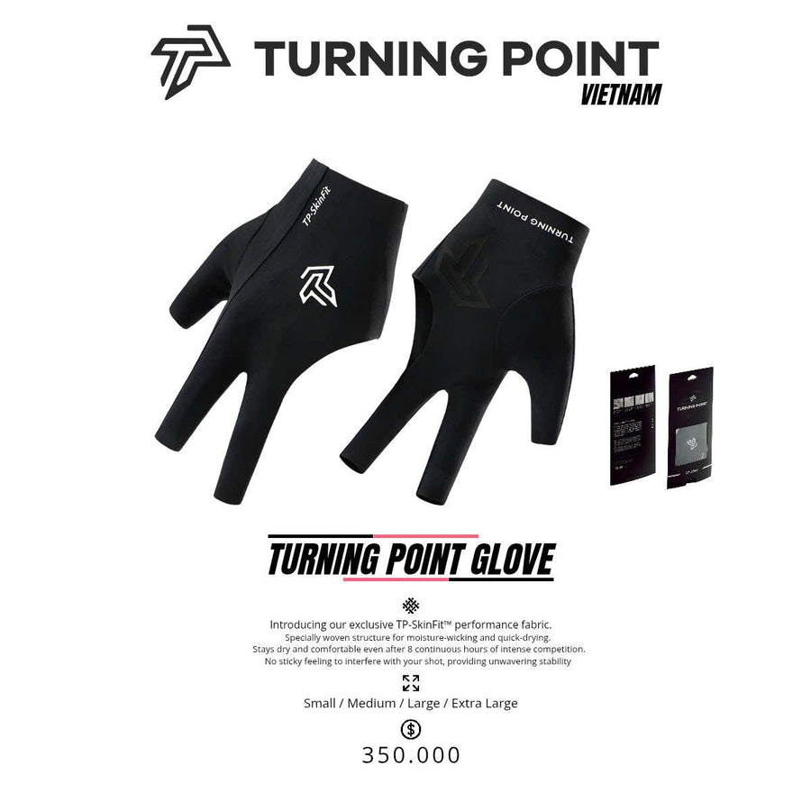 Găng Tay bi-a Turning Point Skin Fit - khác biệt với phần còn lại, định nghĩa lại cuộc chơi