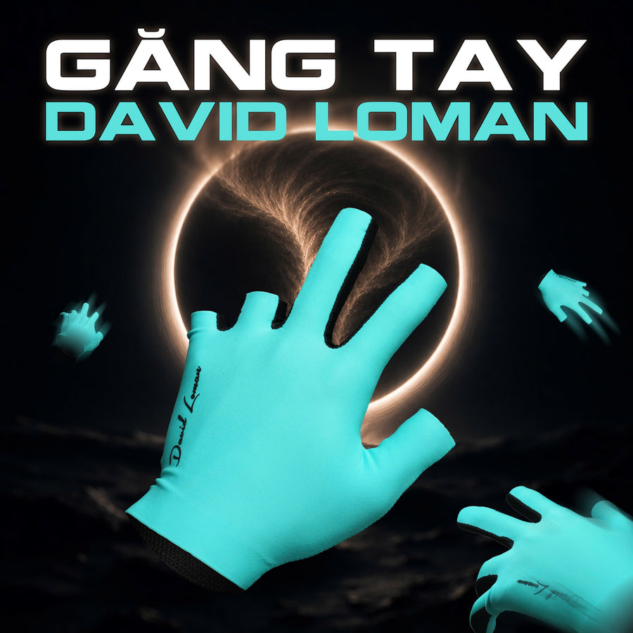 Găng Tay Bida David Lomnan thế hệ mới  – Chống Trơn, Mượt Cơ, Kiểm Soát Tối Đa