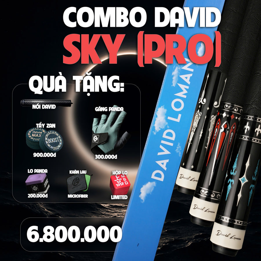 DAVID LOMAN PHANTOM PRO ( SKY ) - CHUẨN CHÍNH HÃNG - MẠNH BÓNG ĐÊM STUDIO