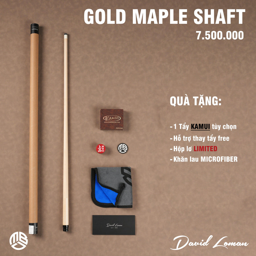 NGỌN MỘC MAPLE SHAFT DAVID – TEM VÀNG & TEM BẠC - Mạnh Bóng Đêm Studio