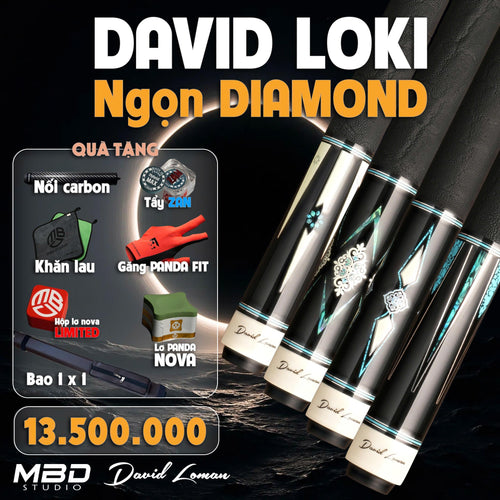 DAVID LOMAN LOKI SILVER & LOKI DIAMOND – NGỌN CARBON BIDA HIỆU SUẤT CAO - MẠNH BÓNG ĐÊM STUDIO